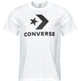 Converse  STAR CHEVRON TEE WHITE  Shirts  dames Wit