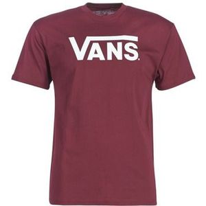 Kleur - Wijnrood - T-shirt - Basic - Ronde Hals - Korte Mouwen