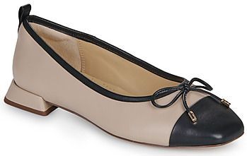 Ballerina - Ubree15 - Zandkleurig - Leer - Gewatteerd Voetbed