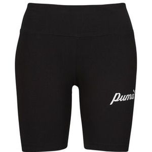 Puma  ESS+ BLOSSOM 7 SCRIPT SHORT TIGHTS  Broeken  dames Zwart