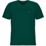 Tommy Hilfiger - ESSENTIAL REG FIT SOLID TEE - T-shirt - Ornamental Green - Korte Mouwen