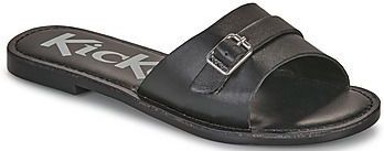 Kickers - Kick Diwana Mules - Zwart - Leer