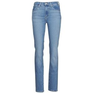 Levis  724 HIGH RISE STRAIGHT  Broeken  dames Blauw