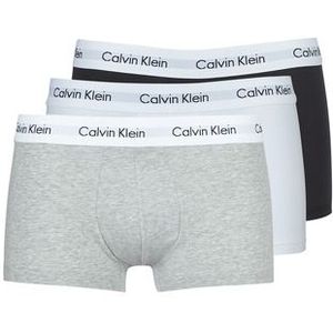 Calvin Klein Jeans  COTTON STRECH LOW RISE TRUNK X 3  Boxers heren Zwart