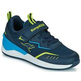 KangaROOS Kd-batter Ev Sneakers voor jongens, Dk Navy Lime, 31 EU