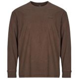 Levis - LS AUTHENTIC TEE - T-shirt - Bruin - Lange Mouw