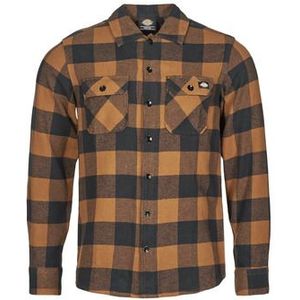 Dickies - New Sacramento - Overhemd - Bruin - 100% Katoen