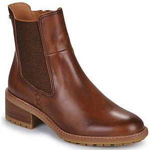 PIKOLINOS - Chelsea boots - Donkerbruin - Leer - Blokhak