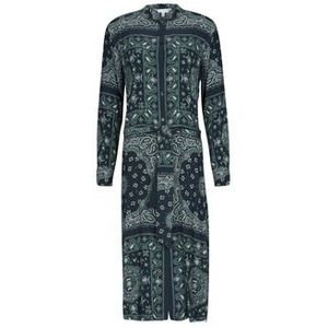 Tommy Hilfiger  BANDANA VIS MIDI SHIRT DRESS LS  jurken  dames Marine