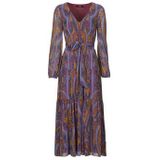 Lauren Ralph Lauren - HATETA-LONG SLEEVE-DAY DRESS - Lange Jurk - Multicolour