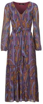 Lauren Ralph Lauren - HATETA-LONG SLEEVE-DAY DRESS - Lange Jurk - Multicolour