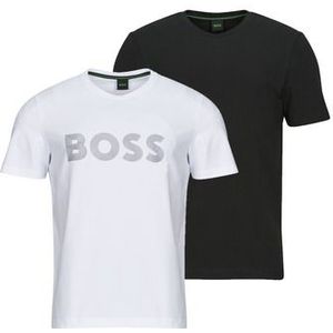 BOSS - 10273414 - T-shirt - Zwart - Katoen - Tweepack
