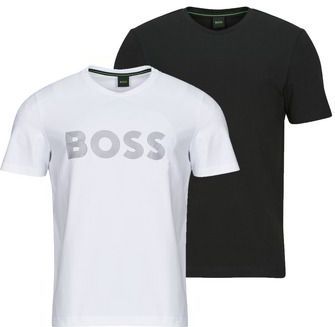 BOSS - 10273414 - T-shirt - Zwart - Katoen - Tweepack