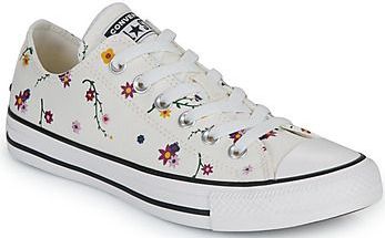 Converse Chuck Taylor All Star Floral Embroidery voor Vrouwen in Egret/Sporty Berry/Navy, Maat EU 44