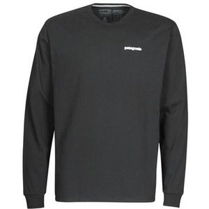 Patagonia  M'S L/S P-6 LOGO RESPONSIBILI-TEE  Shirts  heren Zwart