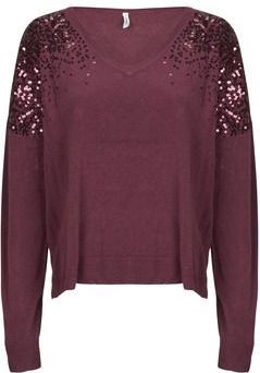 ONLY - ONLSTARRY - Trui - Braam - V-hals - Kwartmouw