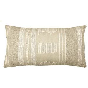 Malagoon  Craft offwhite cushion rectangle (NEW)  Kussens dames Wit
