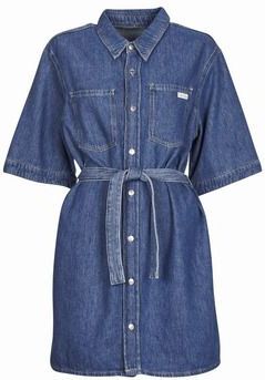 Calvin Klein - Blousejurk - Blauw - Denim