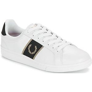 Fred Perry  B721 Leather Branded Webbing  Sneakers  heren Wit