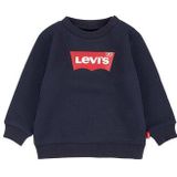 Levi's - Batwing - Babysweater - Ronde Hals - Fleece - Zwart - 60% Katoen, 40% Polyester