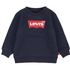 Levi's - Batwing - Babysweater - Ronde Hals - Fleece - Zwart - 60% Katoen, 40% Polyester