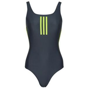 adidas  3-Stripes Graphic V-Back Swimsuit  Badpakken dames Marine