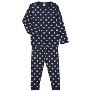 Petit Bateau  FREROT  Pyjama's / nachthemden kind Marine