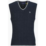 POLO RALPH LAUREN - Trui zonder Mouwen - Marineblauw - Katoen
