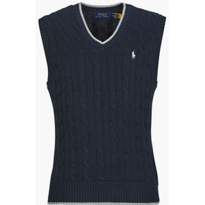 POLO RALPH LAUREN - Trui zonder Mouwen - Marineblauw - Katoen