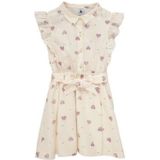 Petit Bateau - A0dgt - Mouwloze Jurk - Ecru/Meerkleurig - 3 Jaar