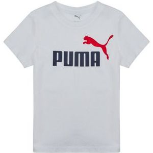 PUMA - T-shirt - Multi - Katoen - Ronde Hals - Korte Mouwen