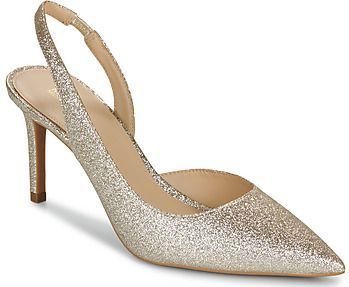 Michael Kors - Glitter Mesh Slingback Pumps - Grijs - Polyester - Goud