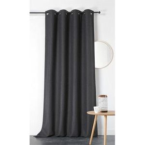 LINDER BorealChic Thermische Verduisterende Gordijnen met Ringen - 140x260cm - Boreal Coal