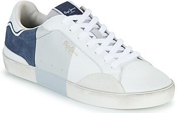 Pepe Jeans - PMS31079 Lane - Leren Sportschoenen - Wit - Casual