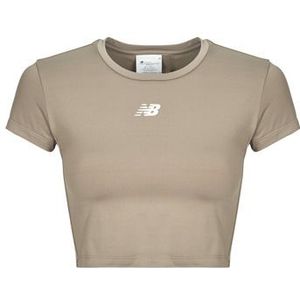 New Balance  NB Harmony Fitted T-Shirt  Shirts  dames Beige