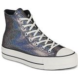 CONVERSE - CTAS LIFT - Sneakers Hoog - Zwart Denim / Wit