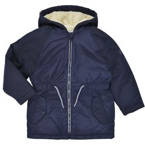PETIT BATEAU - Parka met Kap - Marineblauw - Polyester