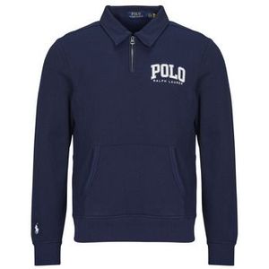Polo Ralph Lauren  SWEATESHIRT DEMI ZIP LOGO BRODE  Truien  heren Marine