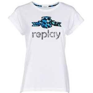 Replay  W3525A  Shirts  dames Wit