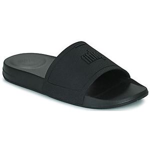 FitFlop - Iqushion Pool Slide Tonal Rubber - Slippers - Zwart