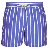 POLO RALPH LAUREN - Zwemshort - Blauw/Wit - 100% Polyester - Gestreept Motief