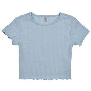 Only  KOGNELLA S/S O-NECK TOP JRS  Shirts  kind Blauw