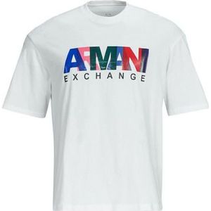 Armani Exchange  3DZTKA  Shirts  heren Wit