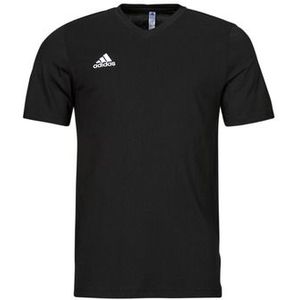 adidas - Entrada 22 Tee - Katoenen Shirt Zwart-S