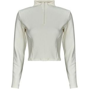 Converse  HALF-ZIP MOCK NECK LONG SLEEVE TOP  Blouses  dames Wit