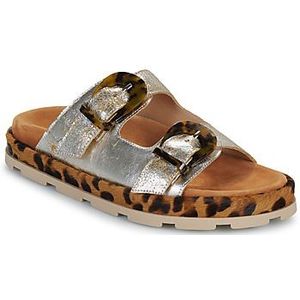 Fru.it  8670-099-GOMMA-NATURALE-SLASH-COMETA  slippers  dames Zilver