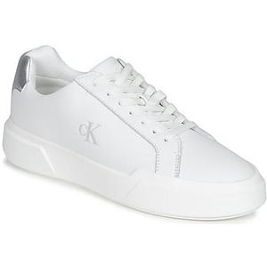 Calvin Klein - Witte Leren Dames Sneaker