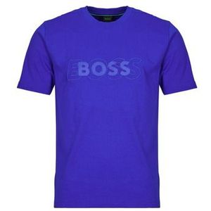 BOSS  Tee DropNeedle  Shirts  heren Blauw