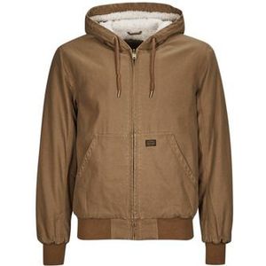 Superdry  VINTAGE WORKWEAR HOODED BOMBER  Jassen  heren Bruin