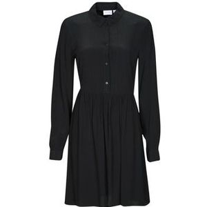 Vila  VIFINI L/S SHIRT DRESS/SU  Jurken dames Zwart